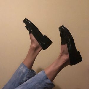 G.H. Bass & Co. Black Tassel Loafers